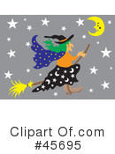 Witch Clipart #45695 by pauloribau