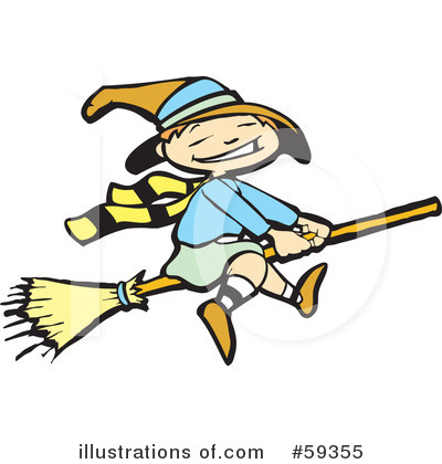 Royalty-Free (RF) Witch Clipart Illustration by xunantunich - Stock Sample #59355