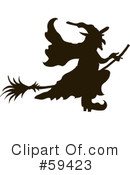 Witch Clipart #59423 by pauloribau