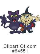 Witch Clipart #64551 by Dennis Holmes Designs