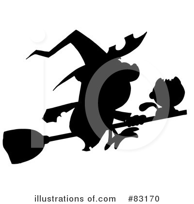 Royalty-Free (RF) Witch Clipart Illustration by Hit Toon - Stock Sample #83170