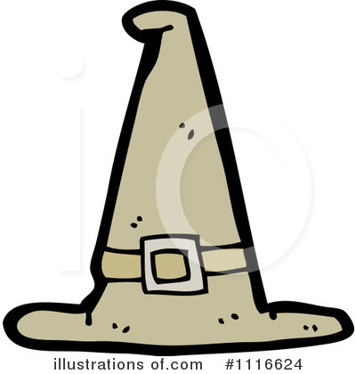 Royalty-Free (RF) Witch Hat Clipart Illustration by lineartestpilot - Stock Sample #1116624