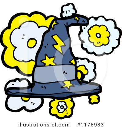 Royalty-Free (RF) Witch Hat Clipart Illustration by lineartestpilot - Stock Sample #1178983