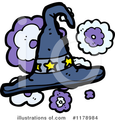 Royalty-Free (RF) Witch Hat Clipart Illustration by lineartestpilot - Stock Sample #1178984