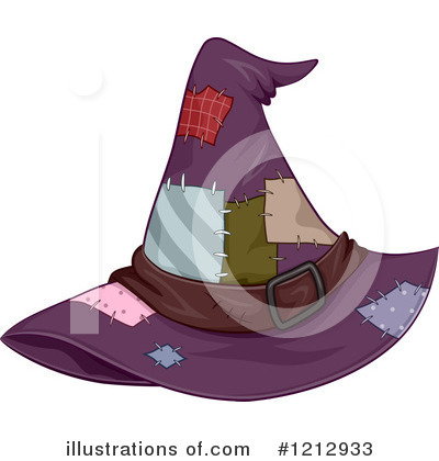 Royalty-Free (RF) Witch Hat Clipart Illustration by BNP Design Studio - Stock Sample #1212933