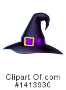 Witch Hat Clipart #1413930 by AtStockIllustration