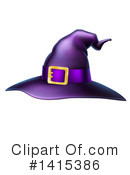 Witch Hat Clipart #1415386 by AtStockIllustration