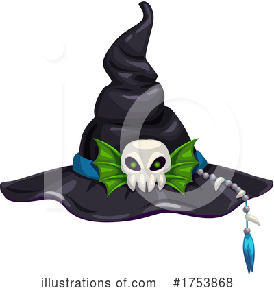 Royalty-Free (RF) Witch Hat Clipart Illustration by Vector Tradition SM - Stock Sample #1753868