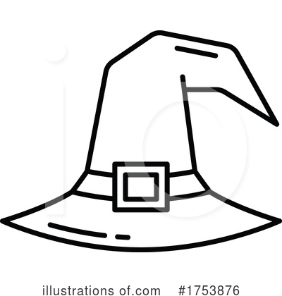 Royalty-Free (RF) Witch Hat Clipart Illustration by Vector Tradition SM - Stock Sample #1753876