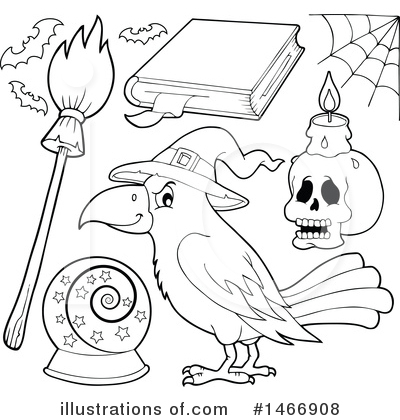 Royalty-Free (RF) Witchcraft Clipart Illustration by visekart - Stock Sample #1466908