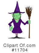 Witches Clipart #11704 by AtStockIllustration