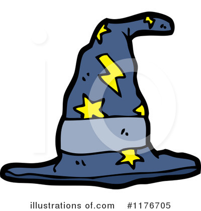 Royalty-Free (RF) Witches Hat Clipart Illustration by lineartestpilot - Stock Sample #1176705