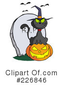 Witchs Cat Clipart #226846 by Hit Toon