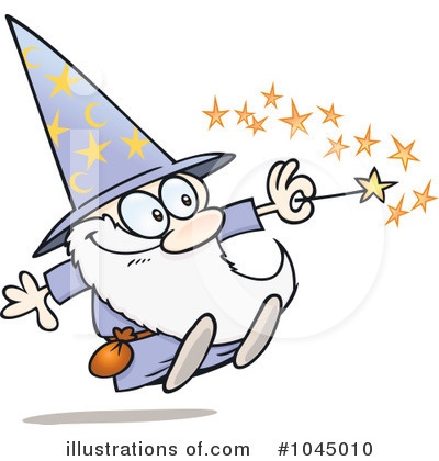 Royalty-Free (RF) Wizard Clipart Illustration by gnurf - Stock Sample #1045010