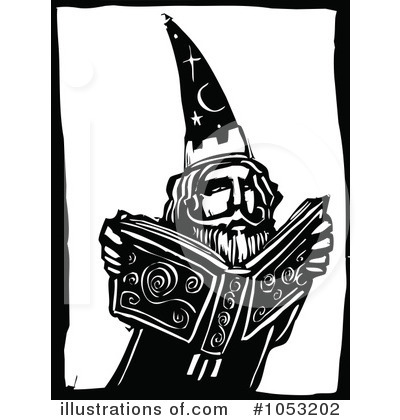 Royalty-Free (RF) Wizard Clipart Illustration by xunantunich - Stock Sample #1053202