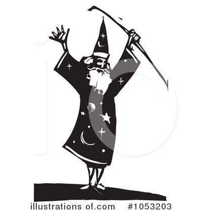 Royalty-Free (RF) Wizard Clipart Illustration by xunantunich - Stock Sample #1053203