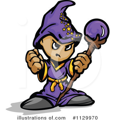 Wizard Clipart #1129970 by Chromaco