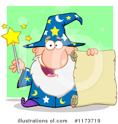 Royalty-Free (RF) Wizard Clipart Illustration by Hit Toon - Stock Sample #1173719