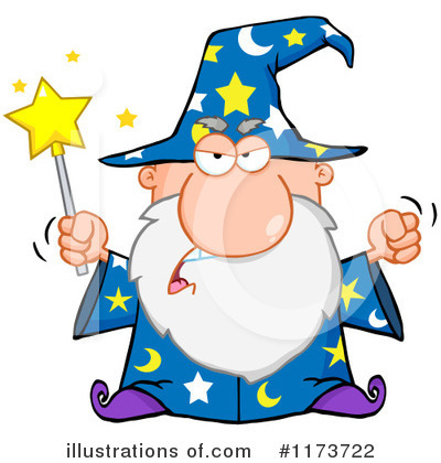 Royalty-Free (RF) Wizard Clipart Illustration by Hit Toon - Stock Sample #1173722