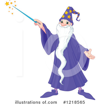 Royalty-Free (RF) Wizard Clipart Illustration by Pushkin - Stock Sample #1218565