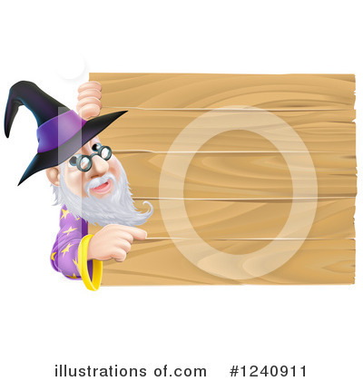 Royalty-Free (RF) Wizard Clipart Illustration by AtStockIllustration - Stock Sample #1240911