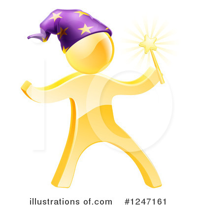 Royalty-Free (RF) Wizard Clipart Illustration by AtStockIllustration - Stock Sample #1247161