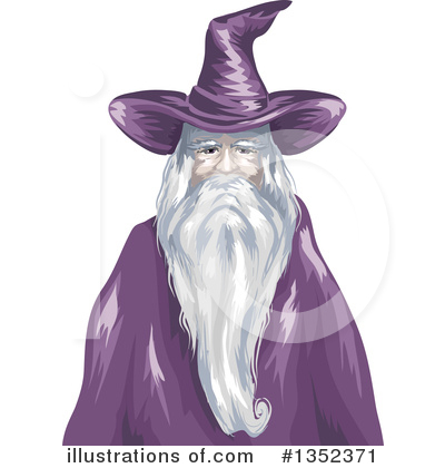 Royalty-Free (RF) Wizard Clipart Illustration by BNP Design Studio - Stock Sample #1352371