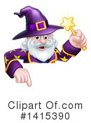 Wizard Clipart #1415390 by AtStockIllustration