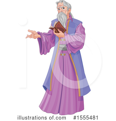 Royalty-Free (RF) Wizard Clipart Illustration by Pushkin - Stock Sample #1555481