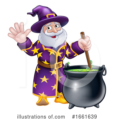 Royalty-Free (RF) Wizard Clipart Illustration by AtStockIllustration - Stock Sample #1661639