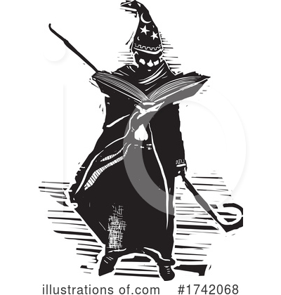 Royalty-Free (RF) Wizard Clipart Illustration by xunantunich - Stock Sample #1742068