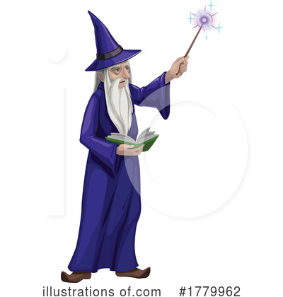 Wizard Clipart #1779962 by Vector Tradition SM