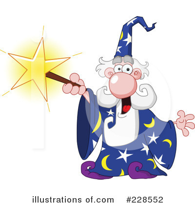Royalty-Free (RF) Wizard Clipart Illustration by yayayoyo - Stock Sample #228552