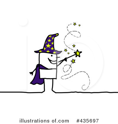 Royalty-Free (RF) Wizard Clipart Illustration by NL shop - Stock Sample #435697