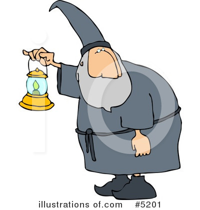 Royalty-Free (RF) Wizard Clipart Illustration by djart - Stock Sample #5201