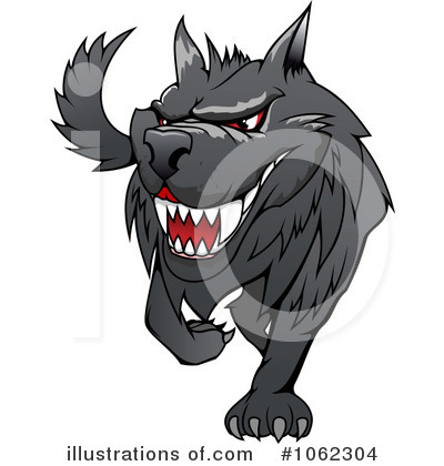 Wolf Clipart #1062304 by Vector Tradition SM