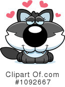 Wolf Clipart #1092667 by Cory Thoman