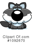 Wolf Clipart #1092670 by Cory Thoman