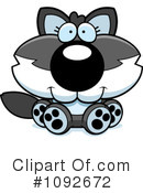 Wolf Clipart #1092672 by Cory Thoman