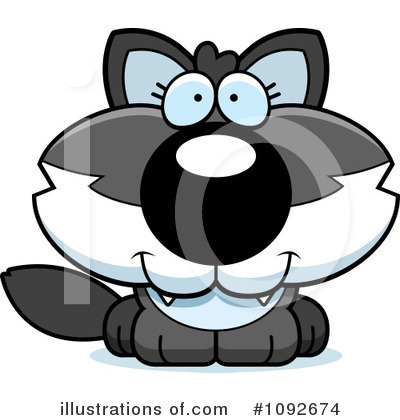 Wolf Clipart #1092674 by Cory Thoman