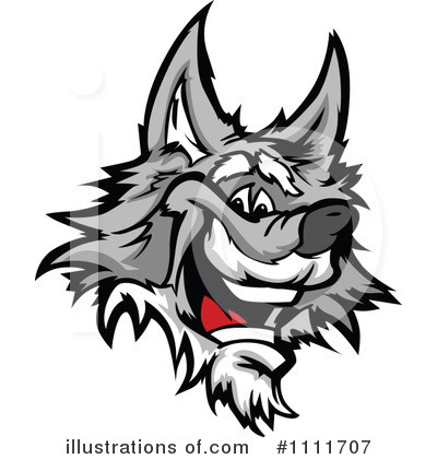 Royalty-Free (RF) Wolf Clipart Illustration by Chromaco - Stock Sample #1111707