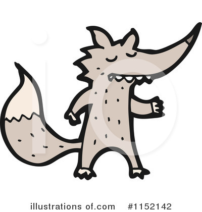 Wolf Clipart #1152142 by lineartestpilot