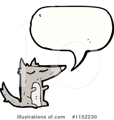 Royalty-Free (RF) Wolf Clipart Illustration by lineartestpilot - Stock Sample #1152230