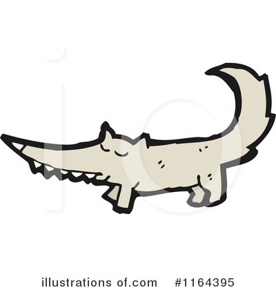 Royalty-Free (RF) Wolf Clipart Illustration by lineartestpilot - Stock Sample #1164395