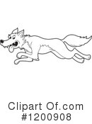 Wolf Clipart #1200908 by Lal Perera