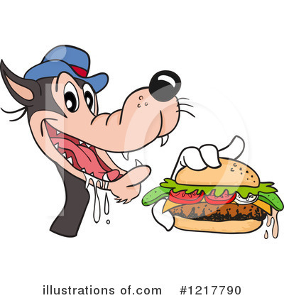 Cheeseburger Clipart #1217790 by LaffToon