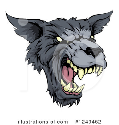 Wolf Clipart #1249462 by AtStockIllustration