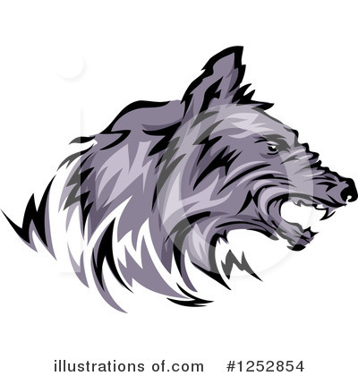 Royalty-Free (RF) Wolf Clipart Illustration by BNP Design Studio - Stock Sample #1252854