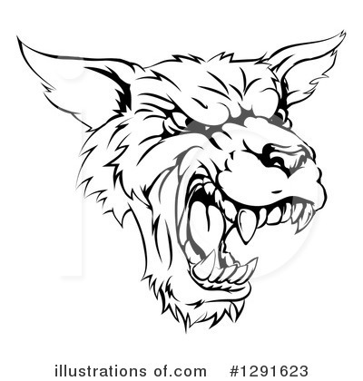 Royalty-Free (RF) Wolf Clipart Illustration by AtStockIllustration - Stock Sample #1291623