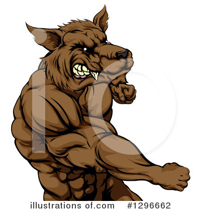 Royalty-Free (RF) Wolf Clipart Illustration by AtStockIllustration - Stock Sample #1296662